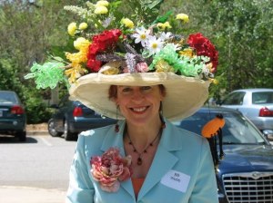 Me, first place hat winner in the 2008 High Hat Tea!